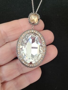 Swarovski Necklace Long Chain